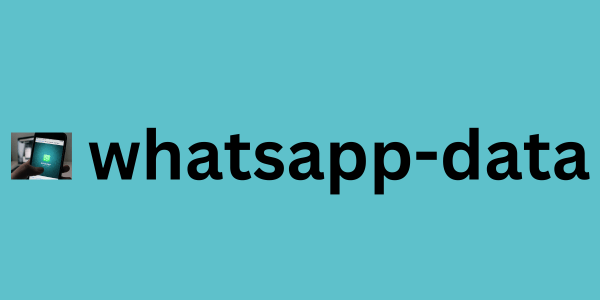 Whatsapp-data