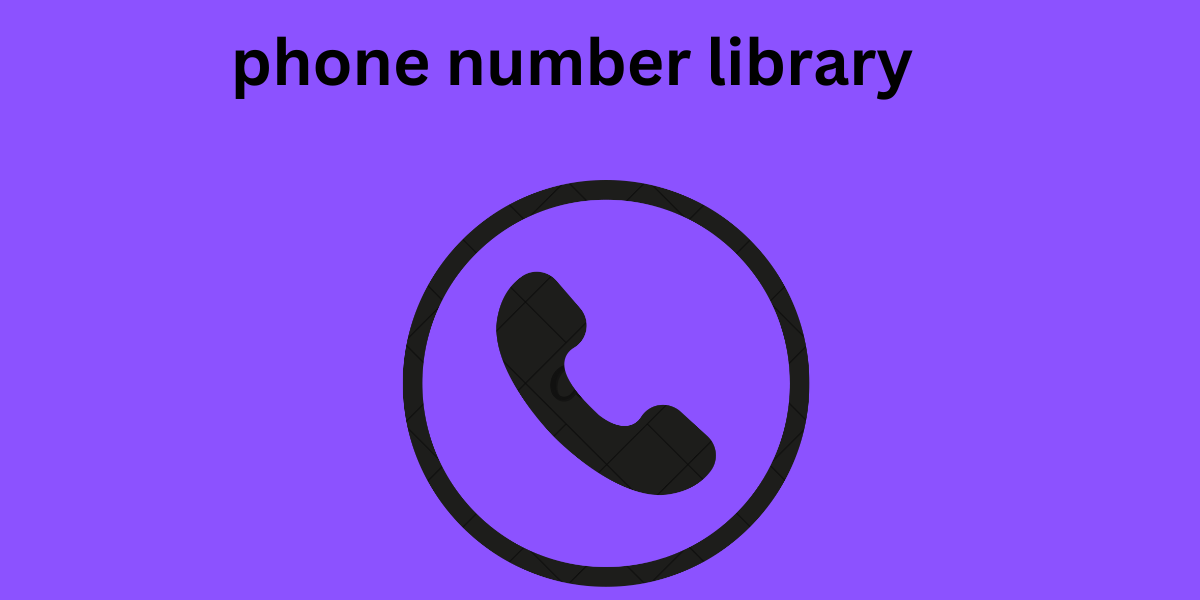 phone number library