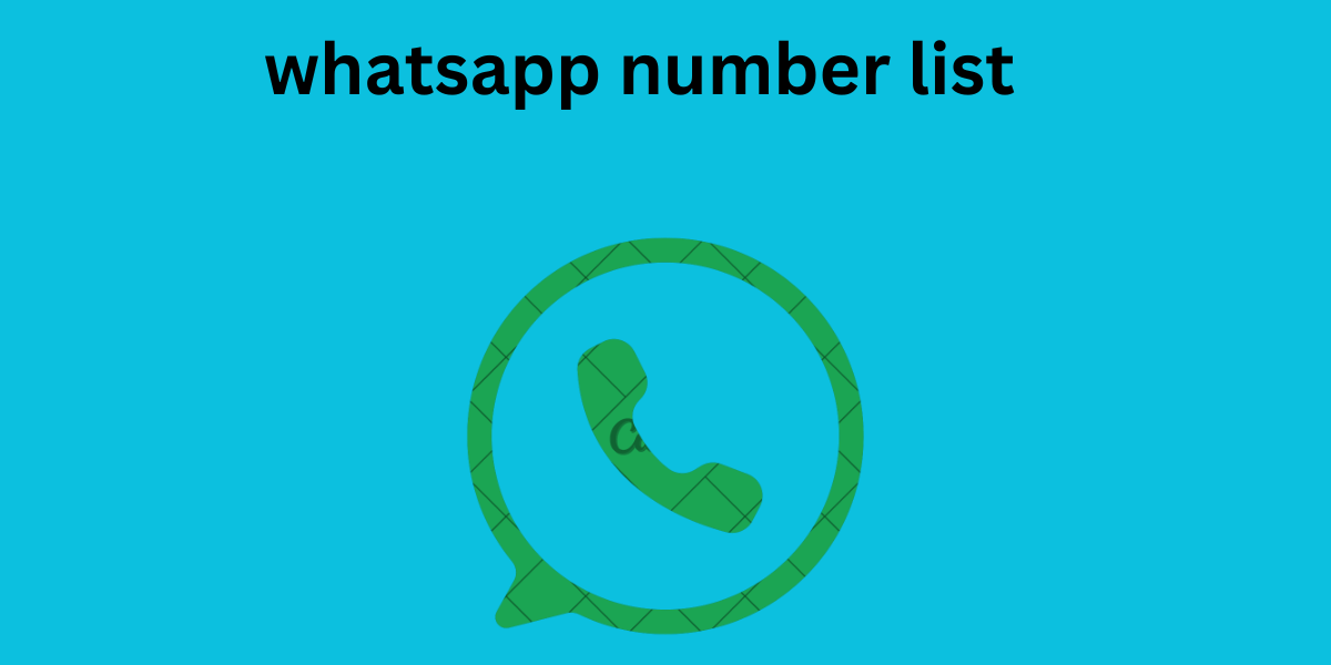 whatsapp number list