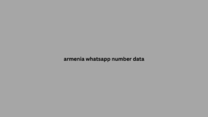 armenia whatsapp number data 